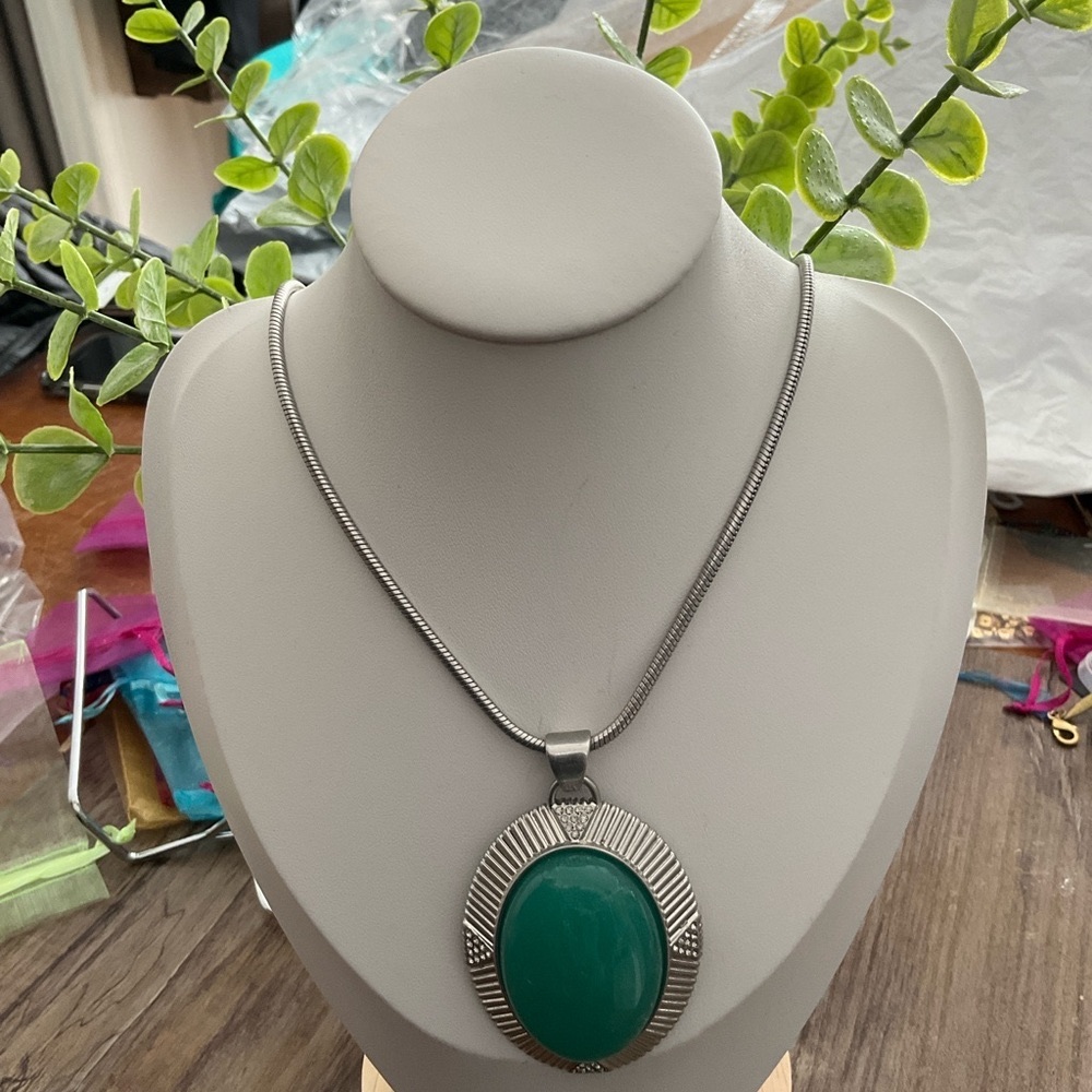 Beautiful Lia Sophia Long necklace with pendant